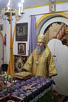 Митрополит Даниил совершил Литургию в храме прп. Сергия Радонежского поселка КГСХА
