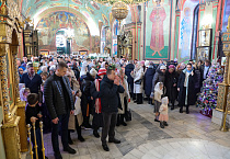 В день Крещения Господня митрополит Даниил совершил праздничную Литургию и великое водосвятие