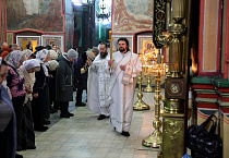 В Рождественский сочельник митрополит Даниил совершил Литургию в Александро-Невском соборе