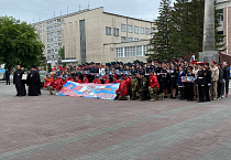 Курганские священники приветствовали  участников юнармейского патриотического автомарша