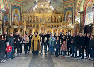 В курганском кафедральном соборе прошел братский молебен участников Русской Общины Кургана