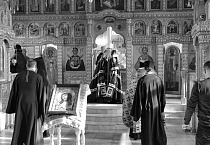 Во вторник Первой седмицы Великого поста митрополит Даниил после уставного богослужения совершил заупокойную Литию