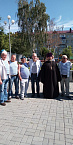 В Кургане священник поздравил десантников с днём ВДВ