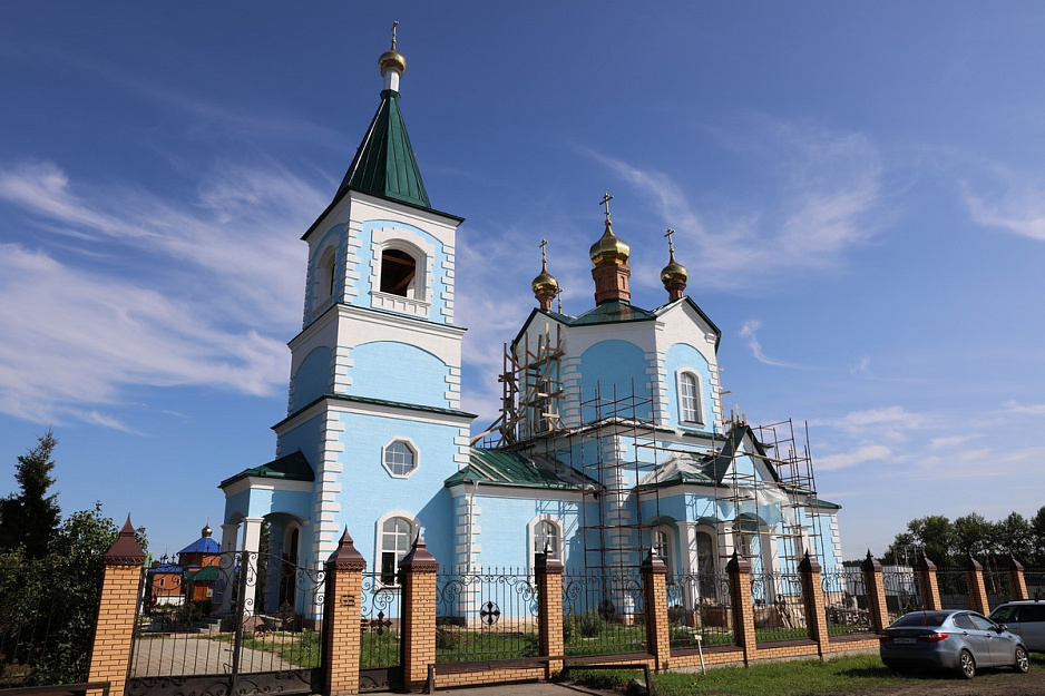 Чимеевский монастырь впервые отметил престольный праздник богослужением в новом храме