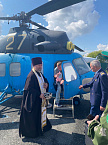 В Кургане священник освятил экспонаты авиамузея