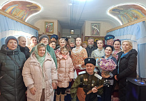 В Кургане казачий ансамбль «Станица» дал концерт на православном приходе