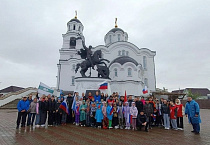 Священник из Частоозерья принял участие в традиционном легкоатлетическом забеге