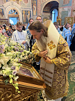 Митрополит Даниил совершил Литургию в Серафимо-Дивееском монастыре