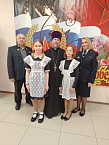 В Кургане священник благословил участников фестиваля «Щит и лира»