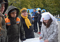 В Кургане сёстры милосердия помогли организовать и провести военно-патриотические соревнования