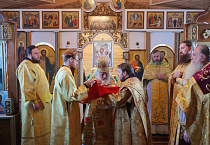 В храме села Темляково два митрополита отслужили Литургию