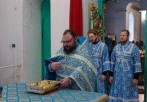 В престольный праздник в Казанском Чимеевском мужском монастыре прошла архиерейская Литургия