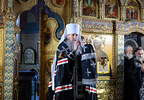 Митрополит Даниил прочитал третью часть канона Андрея Критского