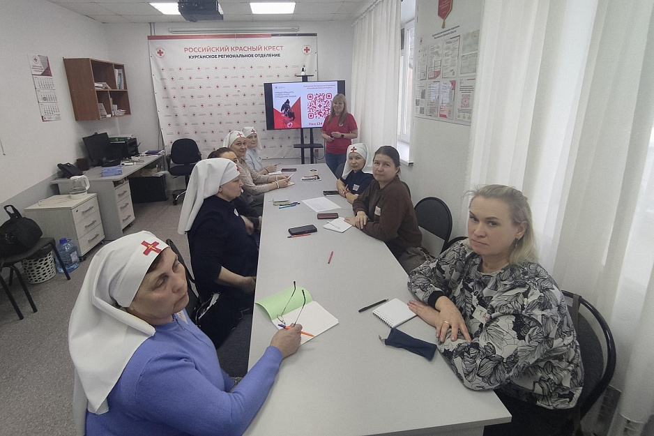 Курганские сёстры милосердия прошли курсы по уходу за больными