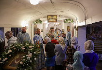 В Покровском храме в престольный праздник совершена архиерейская Литургия