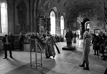 Митрополит Даниил совершил Литургию в понедельник Страстной седмицы