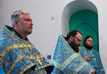 В престольный праздник в Казанском Чимеевском мужском монастыре прошла архиерейская Литургия