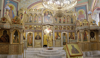 Литургия в день памяти свт. Агафангела исп., митр. Ярославского