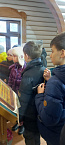 Школьники побывали в Курганском храме