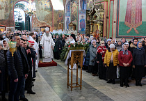В день Крещения Господня митрополит Даниил совершил праздничную Литургию и великое водосвятие