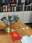 Курганский священник провел в наркодиспансере соборную молитву и водосвятный молебен