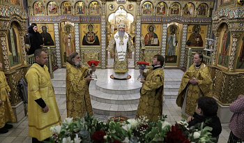 Воскресная Литургия в Александро-Невском соборе Кургана