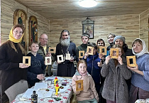 Воспитанники Епархиальной воскресной школы побывали в храме посёлка Старый Просвет