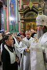 В Рождественский сочельник митрополит Даниил совершил Великое повечерие и Утреню 