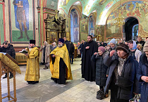 В главном соборе Кургана прошел традиционный предновогодний благодарственный молебен