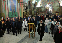 Ранняя архиерейская служба состоялась в курганском кафедральном соборе