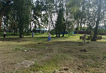 В Варгашах на строящемся храме навели порядок