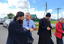 Село Половинное в очередной раз посетили потомки местного священника