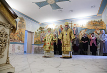 Два митрополита совершили Литургию в Чимеевском приделе Троицкого собора Кургана