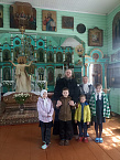 Храм села Боровлянка посетили учащиеся начальных классов