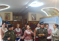 В Кургане казачий ансамбль «Станица» дал концерт на православном приходе