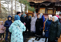 В Кургане воспитанники, педагоги и родители воскресной школы «Покров» помолились небесному покровителю