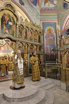 Воскресная Литургия в Александро-Невском соборе Кургана