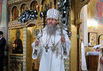 В день Крещения Господня митрополит Даниил совершил праздничную Литургию и великое водосвятие