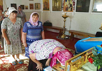 Молебен у святых мощей Новомучеников и Исповедников Церкви Русской
