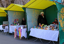 В Пасху возле кафедрального собора в Кургане состоялся  праздничный концерт