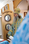 Митрополит Даниил совершил богослужение в Троицком храме Кургана