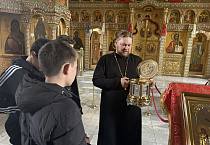 Воспитанники курганского Центра образования побывали в главном храме города
