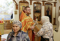 В Курганском храме Рождества Христова состоялась архиерейская пасхальная Литургия