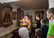 Воспитанники курганского ОСРЦ посетили храм Рождества Христова