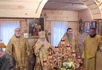 В Зауралье три архиерея отслужили Литургию в сельском храме