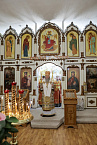 В Курганском храме Рождества Христова состоялась архиерейская пасхальная Литургия