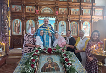 Храм Семистрельной иконы Божией Матери райцентра Лебяжье отметил свой престольный праздник