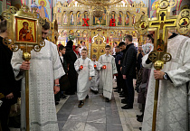 Пасху Христову встретили в главном соборе Зауралья