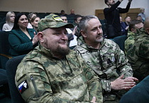  В Кургане священник, участвовавший в СВО, выступил с докладом на форуме «Мы вместе»
