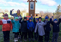 Первоклашки Лесниковского лицея посетили храм Сергия Радонежского
